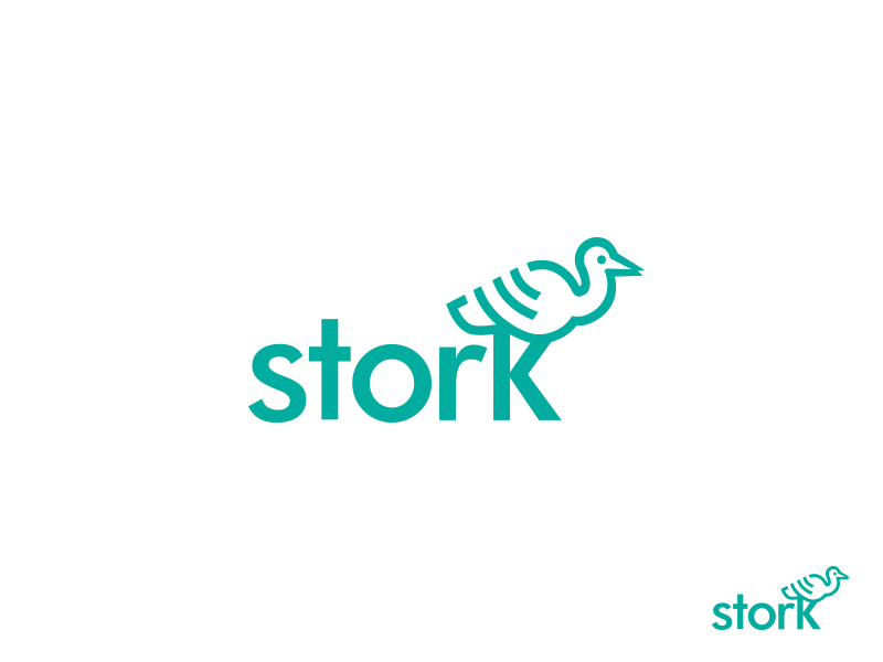 Stork logo and mark